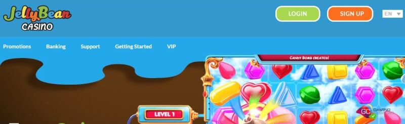 jellybean website offers casino games, ilk depozit bonusu və yeni oyunçular üçün promosyonlar-loqosu
