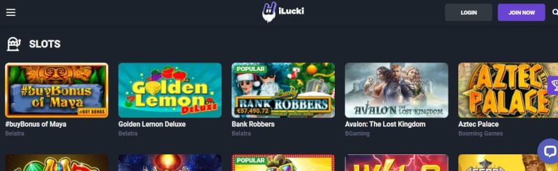 ilucki casino website provides gambling games, ilk depozit bonusu və yeni oyunçular üçün kampaniyalar-loqosu