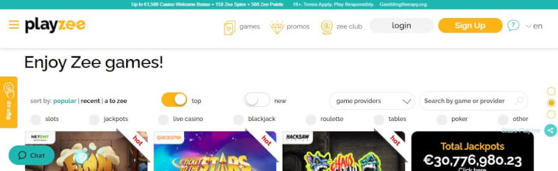 playzee casino homepage provides casino games, çox ilk depozit əlavə və yeni oyunçular üçün kampaniyalar-loqosu