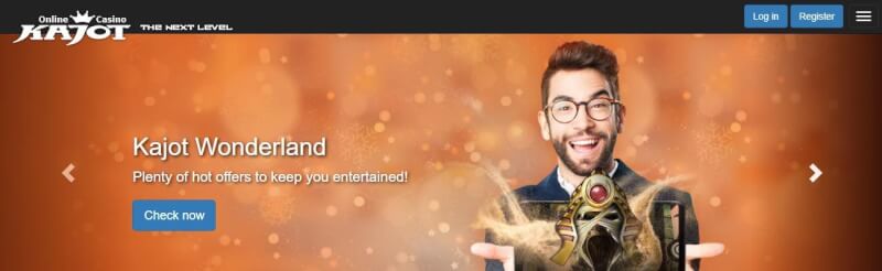 kajot casino website offers gambling games, ilk depozit bonusu və yeni oyunçular üçün promosyonlar-loqosu