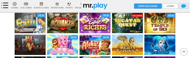 mr play website provides casino games, ilk depozit əlavə və yeni oyunçular üçün təkliflər-loqosu