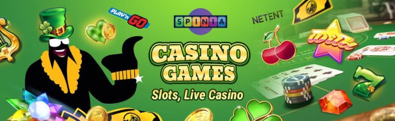 spinia provides numerous gambling games like slot machines, blackjack kimi real vaxt kazino oyunları, bakkara və rulet-loqosu