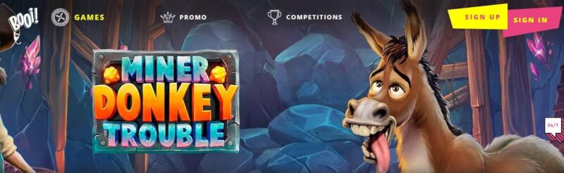 booi casino website provides gambling games, very first deposit bonus and campaigns for brand new players-logo