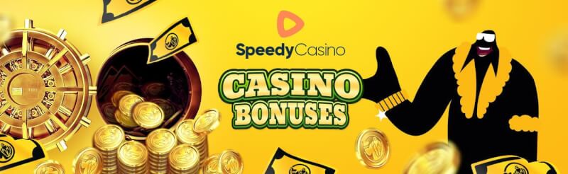 speedy casino offers welcome bonus with non gluey extra for all brand new players-logo