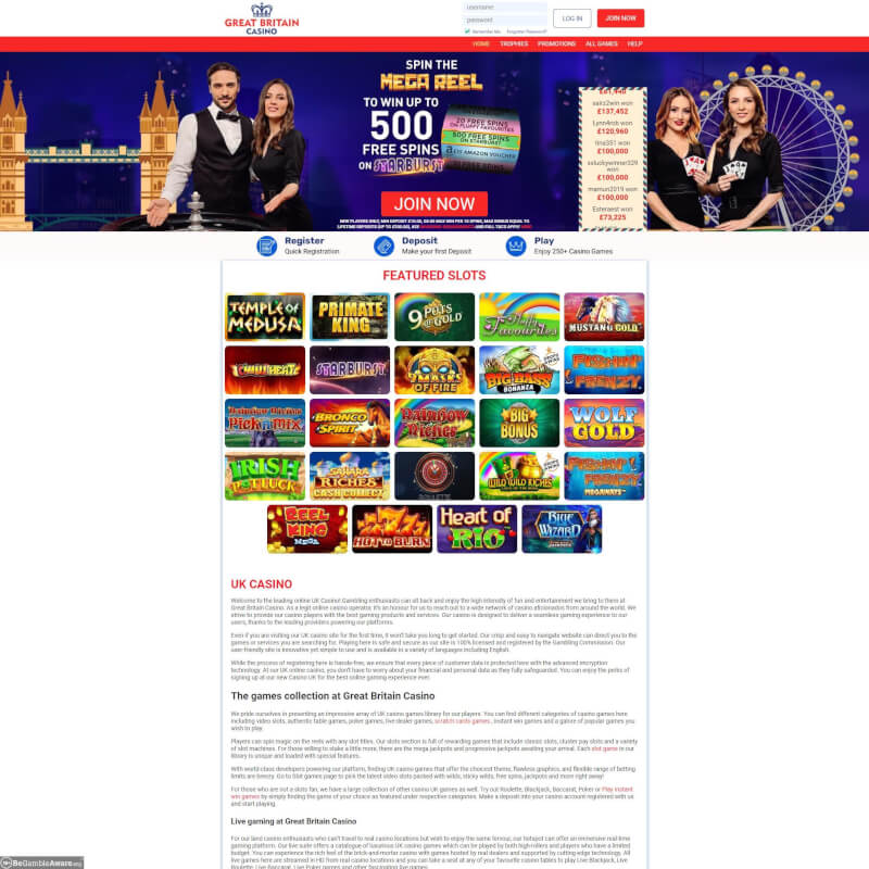 the uk Casino screenshot 1