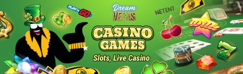 dream vegas casino provides different gambling games like slots, blackjack kimi canlı qumar oyunları, bakkara və rulet-loqosu