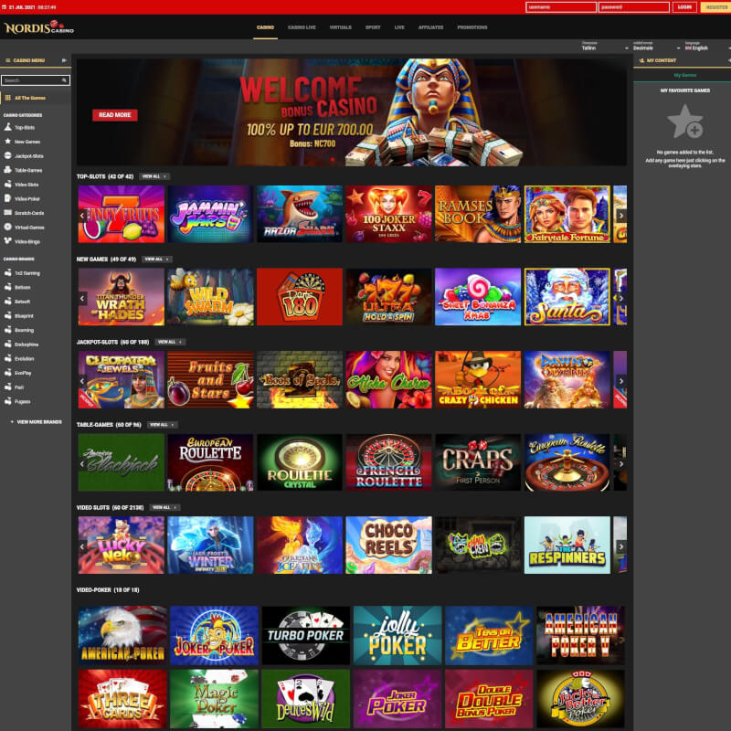 Nordis Casino screenshot 1