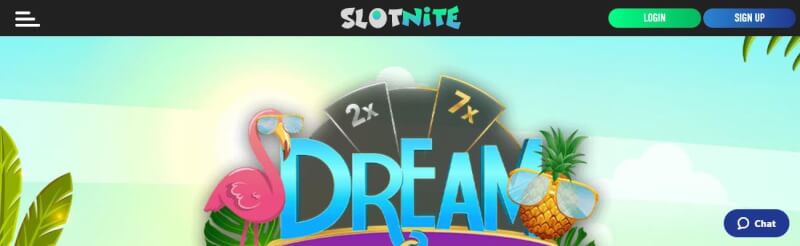 slotnite casino website provides gambling games, ilk depozit bonusu və yeni oyunçular üçün təkliflər-loqosu