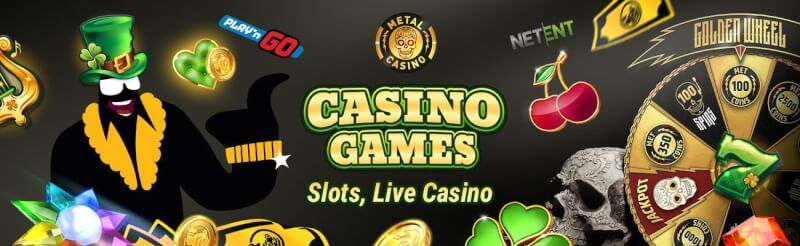 metal casino offers numerous gambling games like slot machines, blackjack kimi canlı qumar oyunları, bakkara və rulet-loqosu