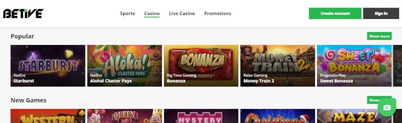 betive casino homepage provides casino games, çox ilk depozit əlavə və yeni oyunçular üçün kampaniyalar-loqosu