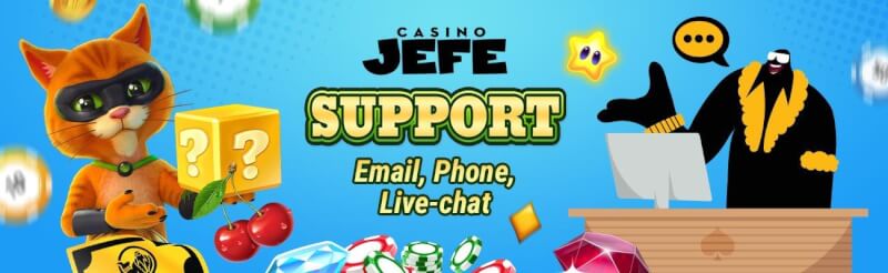 Casino Jefe assistance choices, 15 minutes help guarantee-logo