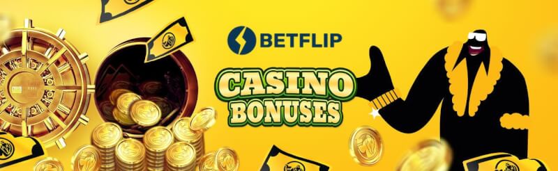 betflip casino offers welcome bonus for brand new players with free spins-logo