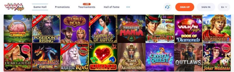vulkan vegas website provides gambling games, first deposit bonus and offers for new players-logo