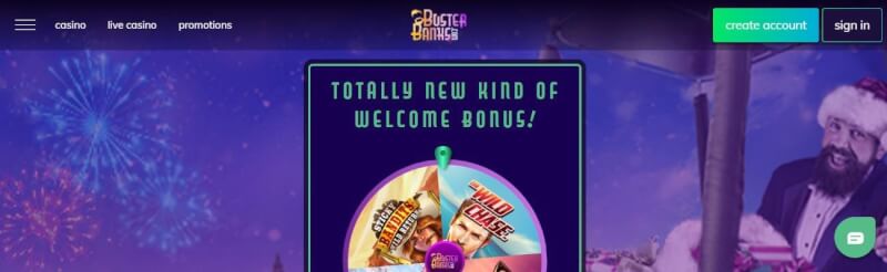 buster banks casino website provides gambling games, ilk depozit bonusu və yeni oyunçular üçün promosyonlar-loqosu