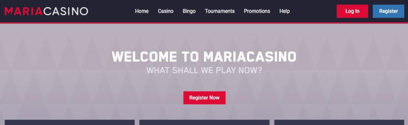 Maria Casino is an internet casino that provides a customized gaming experience, great game providers and welcome bonuses for new players-logo