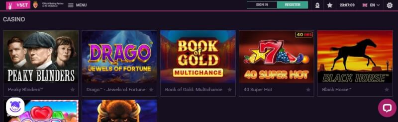 vbet website offers gambling games, ilk depozit bonusu və yeni oyunçular üçün kampaniyalar-loqosu