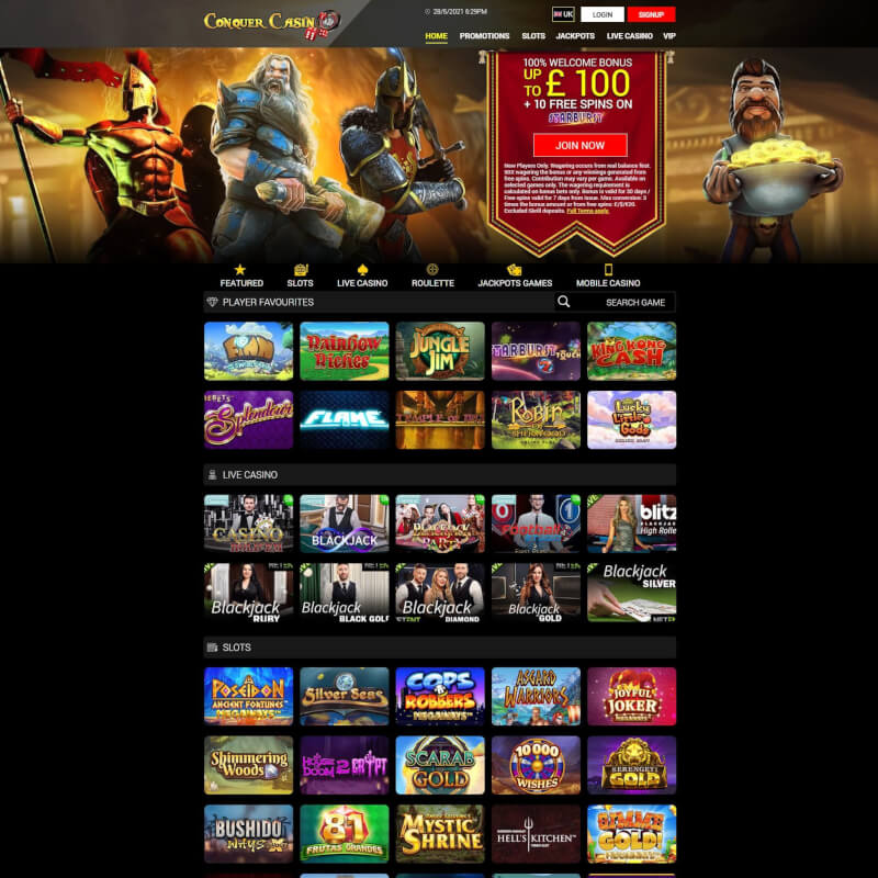 Conquer Casino screenshot 1