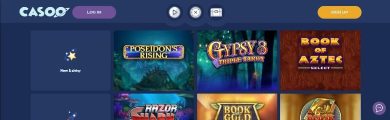 casoo casino homepage provides casino games, ilk depozit bonusu və yeni oyunçular üçün təkliflər-loqosu