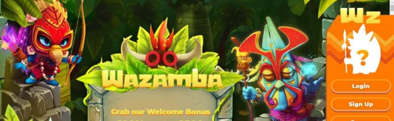 wazamba casino homepage provides casino games, ilk depozit əlavə və yeni oyunçular üçün təkliflər-loqosu