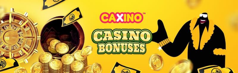 Incentives at Caxino Casino. From Reload Bonuses to the innovative extra function, Spinbox which offers free spins-logo