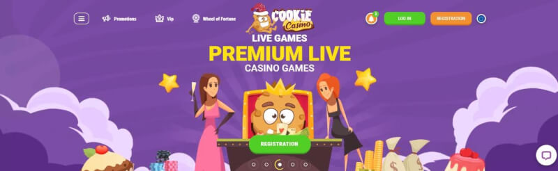 cookie casino homepage offers casino games, ilk depozit bonusu və yeni oyunçular üçün promosyonlar-loqosu