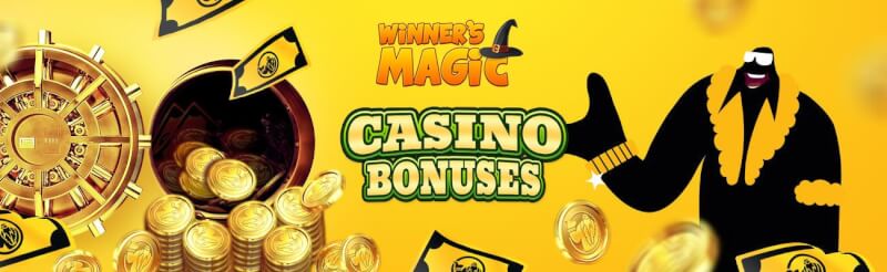 If you’re trying to benefit from a unique casino extra then winners magic welcome bonus and free spins might be a good choice for you-logo