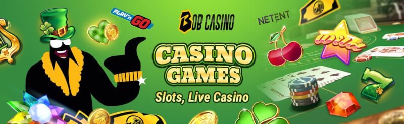 bob casino provides numerous casino games like slot machines, blackjack kimi real vaxt qumar oyunları, bakkara və rulet-loqosu