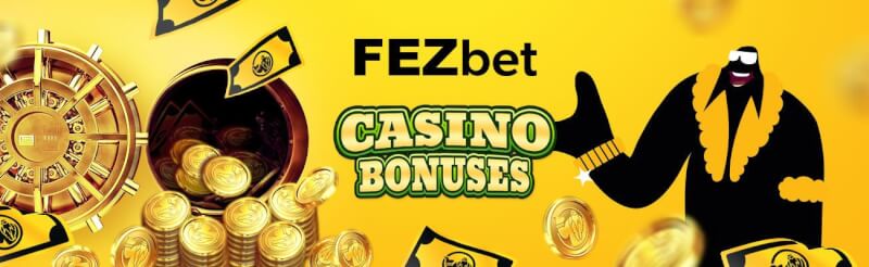 fezbet welcome extra offers deposit bonus and free spins to all the brand new players-logo