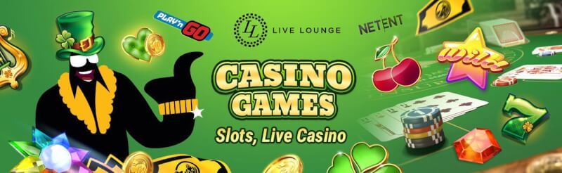 live lounge provides various gambling games like slot machines, blackjack kimi real vaxt qumar oyunları, bakkara və rulet-loqosu