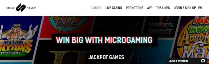casino sinners homepage provides casino games, çox ilk depozit əlavə və yeni oyunçular üçün təkliflər-loqosu