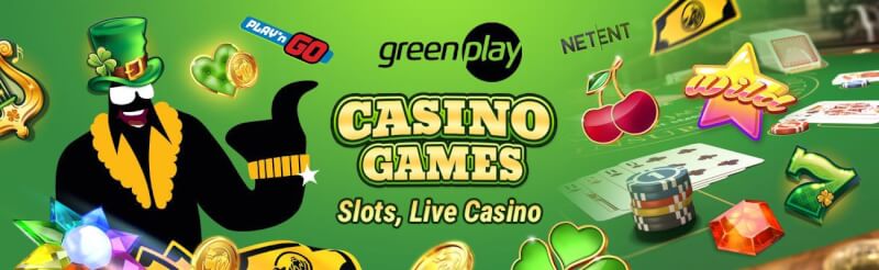 greenplay provides different casino games like slots, blackjack kimi real vaxt kazino oyunları, bakkara və rulet-loqosu