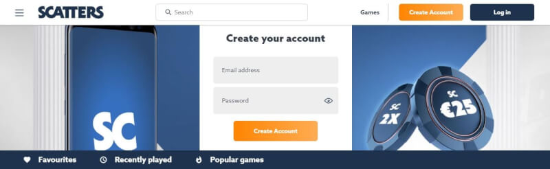 scatters casino homepage offers casino games, ilk depozit bonusu və yeni oyunçular üçün kampaniyalar-loqosu